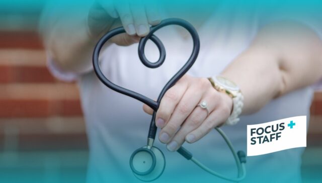 Heart Stethoscope Focus Staff LPN