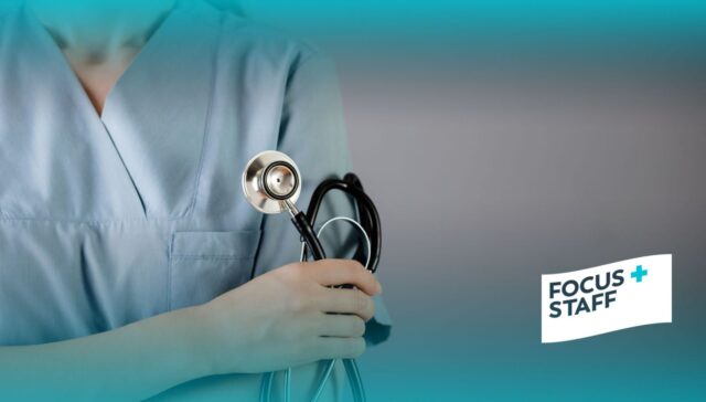 Nurse with stethoscope