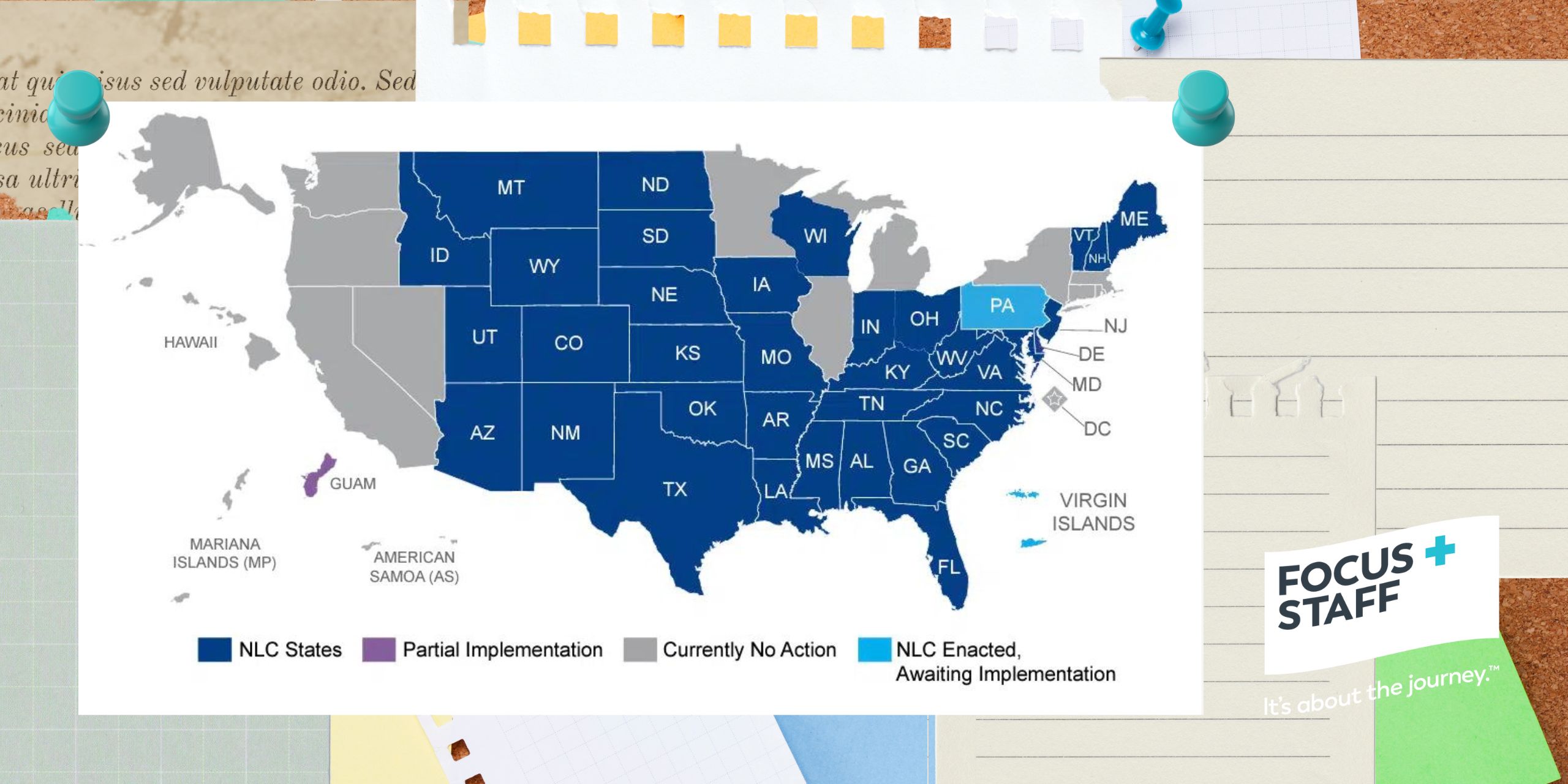 NLC States map
